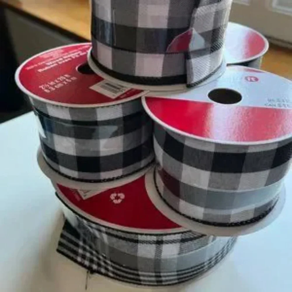 Wired Fabric Ribbon‎ (1 jumbo roll / 4 standard rolls) (NEW) (p/s)